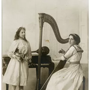 Misses Maud and Grace Hubbard, musicians
