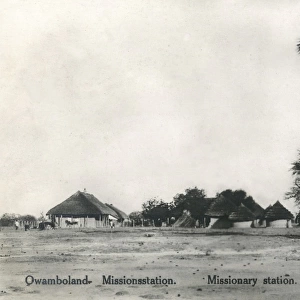 Missionary station, Owamboland, south west Africa