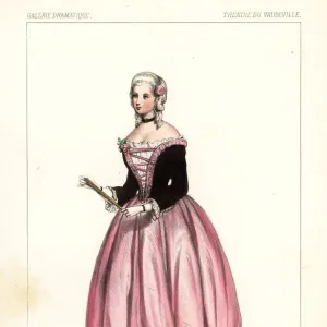 Mlle. Adele Page as the Duchess of Navailles