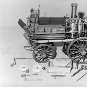 Model of historical appliance at Selfridges