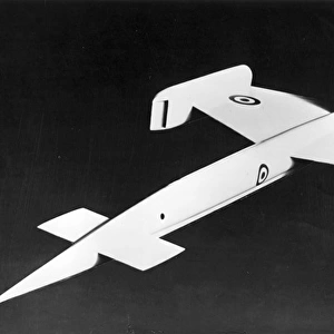 Model of the proposed Avro 730 supersonic bomber