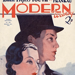 Modern Chat magazine cover by David Wright