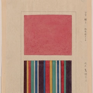 Momoiro shusu (pink satin) Shima shusu (striped satin)