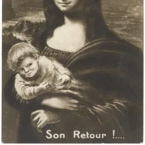 Mona Lisa Back with Baby