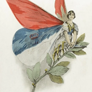 Montenegro - Depicted as one of the Allied Butterflies