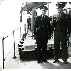 Montgomery, Eisenhower and Admiral Ramsey, WW2