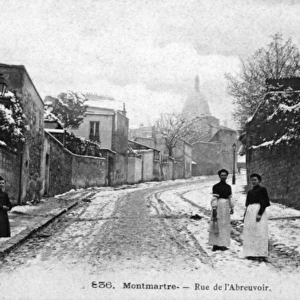 Montmartre in Winter