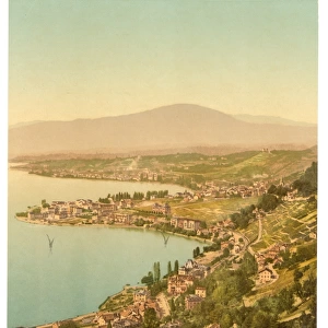 Montreux, and Clarens, Geneve Lake, Switzerland