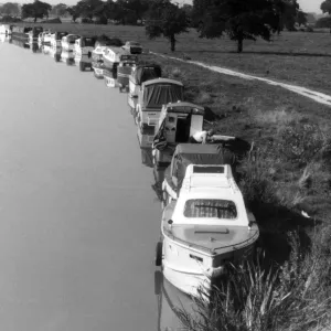 Moored Canal Boats