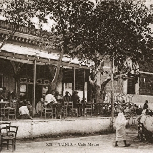 Moorish Cafe, Tunis, Tunisia, North Africa
