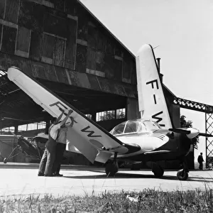 Morane-Soulnier Ms-571 with Wing Being Folded