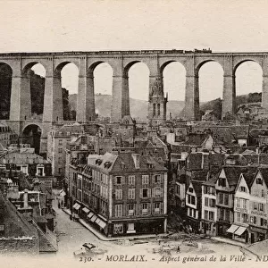 Morlaix, Finistere, Brittany, France - Railway Viaduct