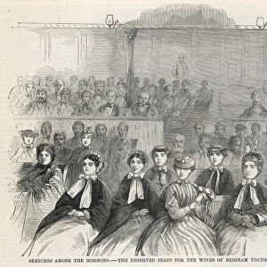 Mormon wives of Brigham Young at the theatre