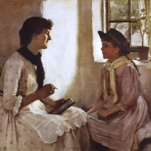 The Morning Lesson, by Norman Garstin The Morning Lesson, by Norman Garstin