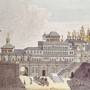 Moscow. Tsars Palace in the Kremlin, 19th c