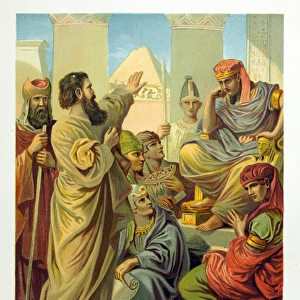 Moses and Aaron before the Pharaoh