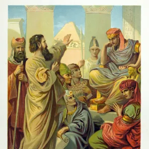 Moses and Aaron before the Pharaoh