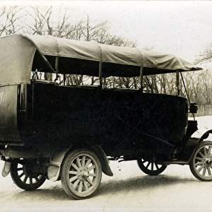 Motor-coach - Charabanc on Birdcage Lane, Skircoat, Yorkshir