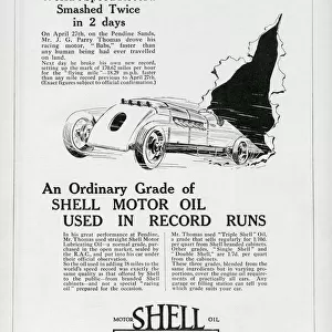 Motor Shell Oil Advertisement