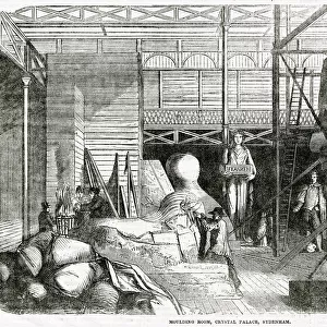 Moulding room - Crystal Palace, Sydenham 1854