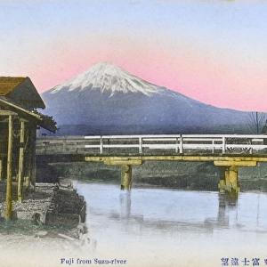Mount Fuji, Japan - from the Suzu River