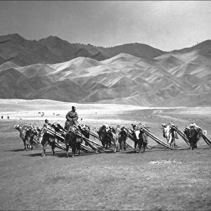 Mountain scene in Kashgar, western China