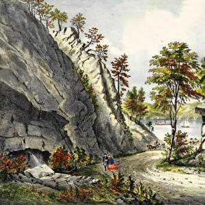 The Mountain Spring. Near Cozens Dock, West Point
