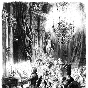 Mozart performs for Kaiser Josef II c. 1780