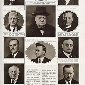 Mr Churchills cabinet: an all-party ministry. New war cabinet of Winston Churchill
