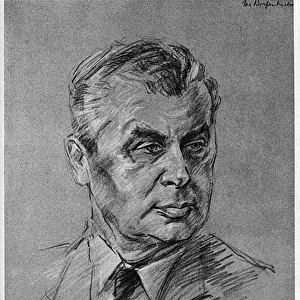 Mr. Diefenbaker, as sketched by Stephen Ward, 1961