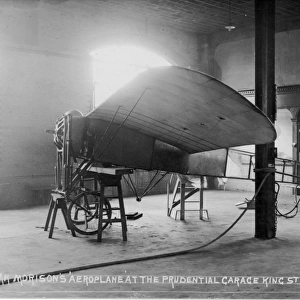 Mr Morisons Bleriot XI at the Prudential Garage King Street