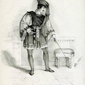 Mr Warde as the Prince of Wales in Shakespeares Henry IV