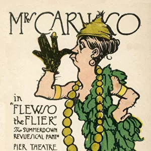 Mrs Caruso, in Flewso the Flier, a pantomime