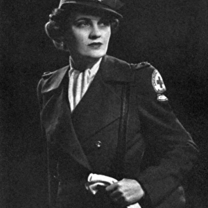 Mrs Charles Sweeny in American Red Cross uniform