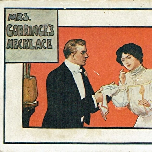 Mrs Gorringes Necklace by Hubert Henry Davies