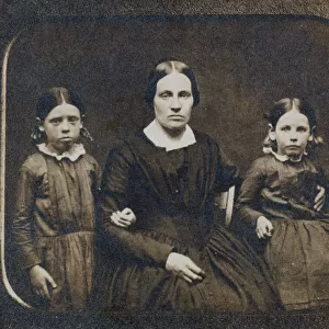 Mrs. John Brown & two of her children, from daguerreotype