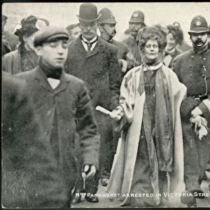 Mrs Pankhurst / Arrest