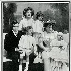Mrs Solly Joel and her family