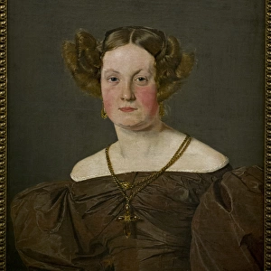 Mrs Th. Petersen, nee Roepstorff, 1833, by Christen Kobke