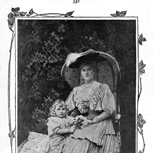 Mrs Wilfred Ashley and child (Edwina Mountbatten)