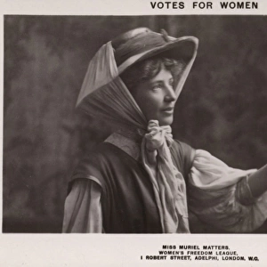 Muriel Matters Suffragette