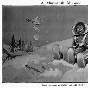 A Murmansk Murmur by Bruce Bairnsfather, WW1 cartoon