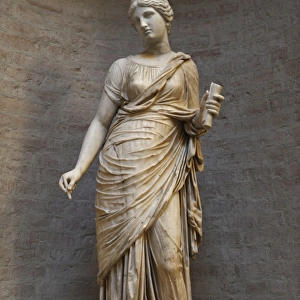 Muse. The Roman sculpture after an original of about 130 BC