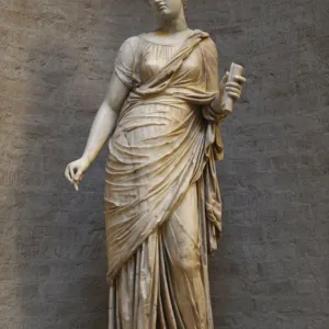 Muse. The Roman sculpture after an original of about 130 BC