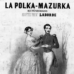 Music cover, La Polka-Mazurka de St Petersbourg