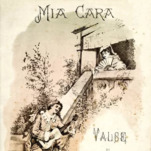 Music cover, Mia Cara Waltz, by P Bucalossi