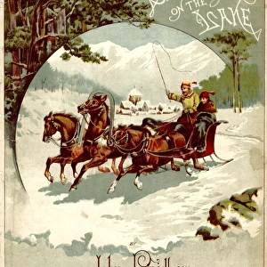 Music cover, Sleighing on the Lake by John Pridham