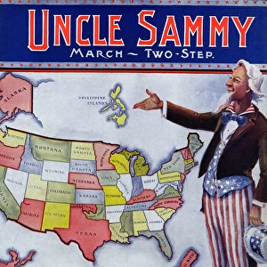 Music cover, Uncle Sammy March