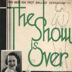 The show is over - Music Sheet Cover