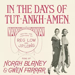 Music Sheet - Tutankhamen - Gwen Farrar and Norah Blaney